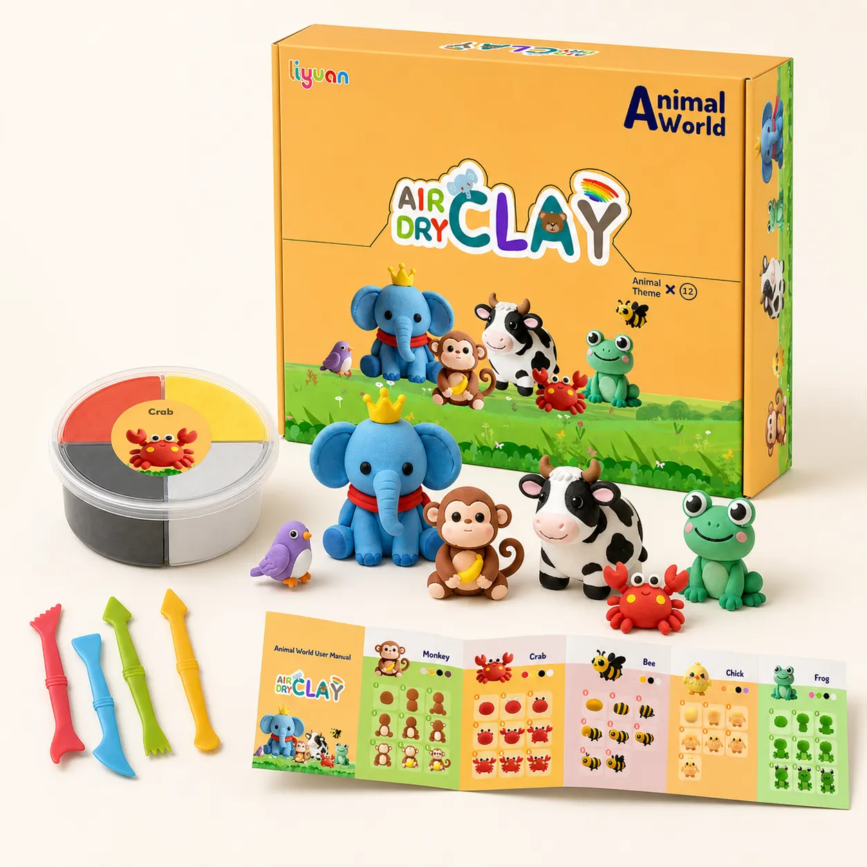 Lightweight Modelling Clay Set product view