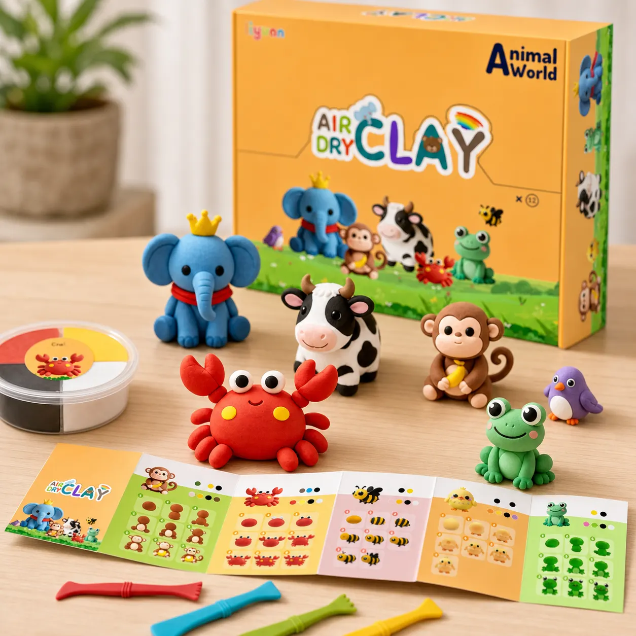Lightweight Modelling Clay Set product view